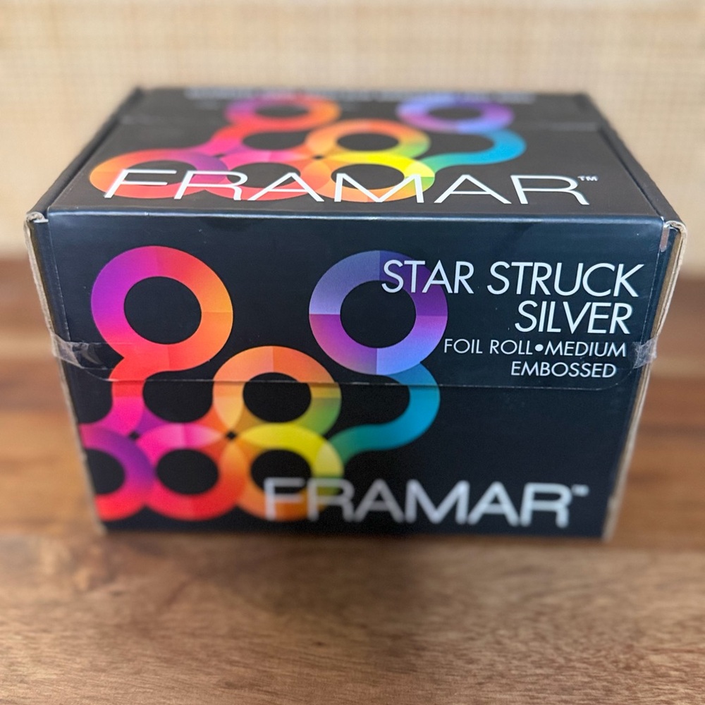 NEW Framar Star Struck Silver Foil Roll